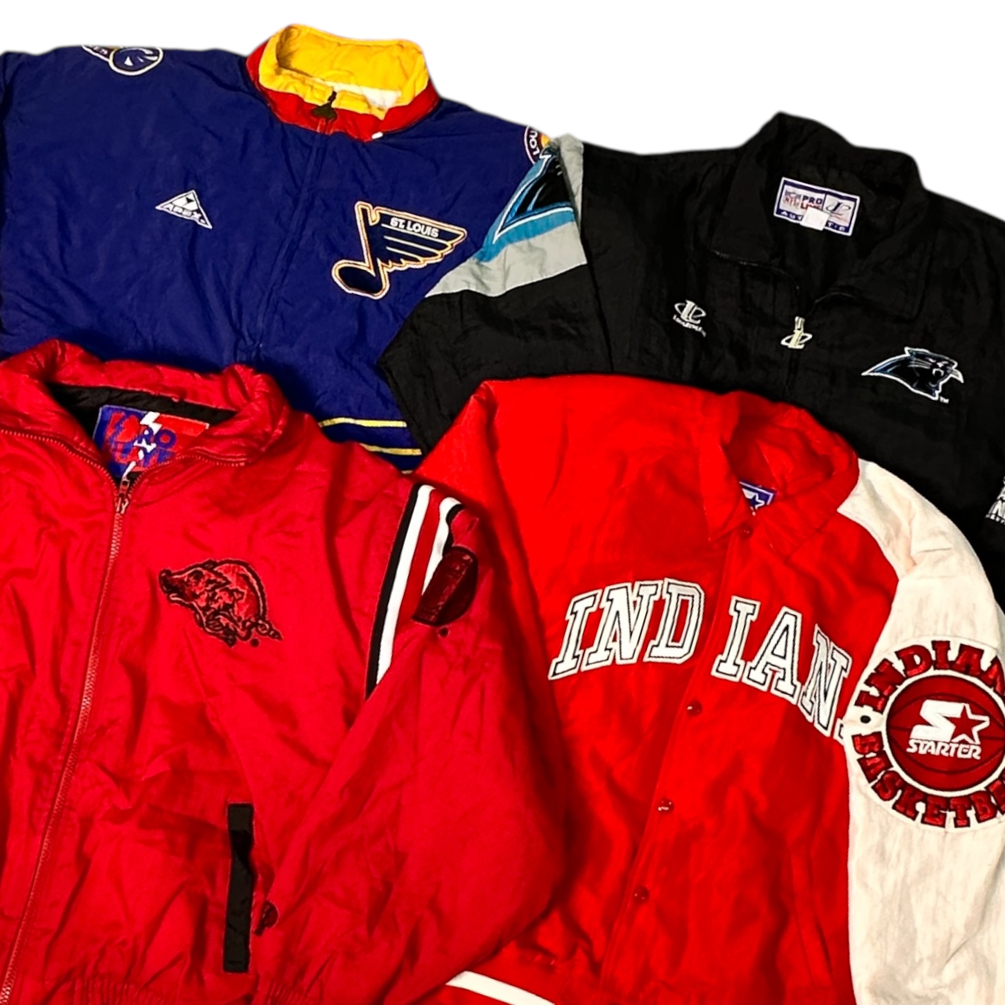 Nfl starter Jackets exact Bundle x 7