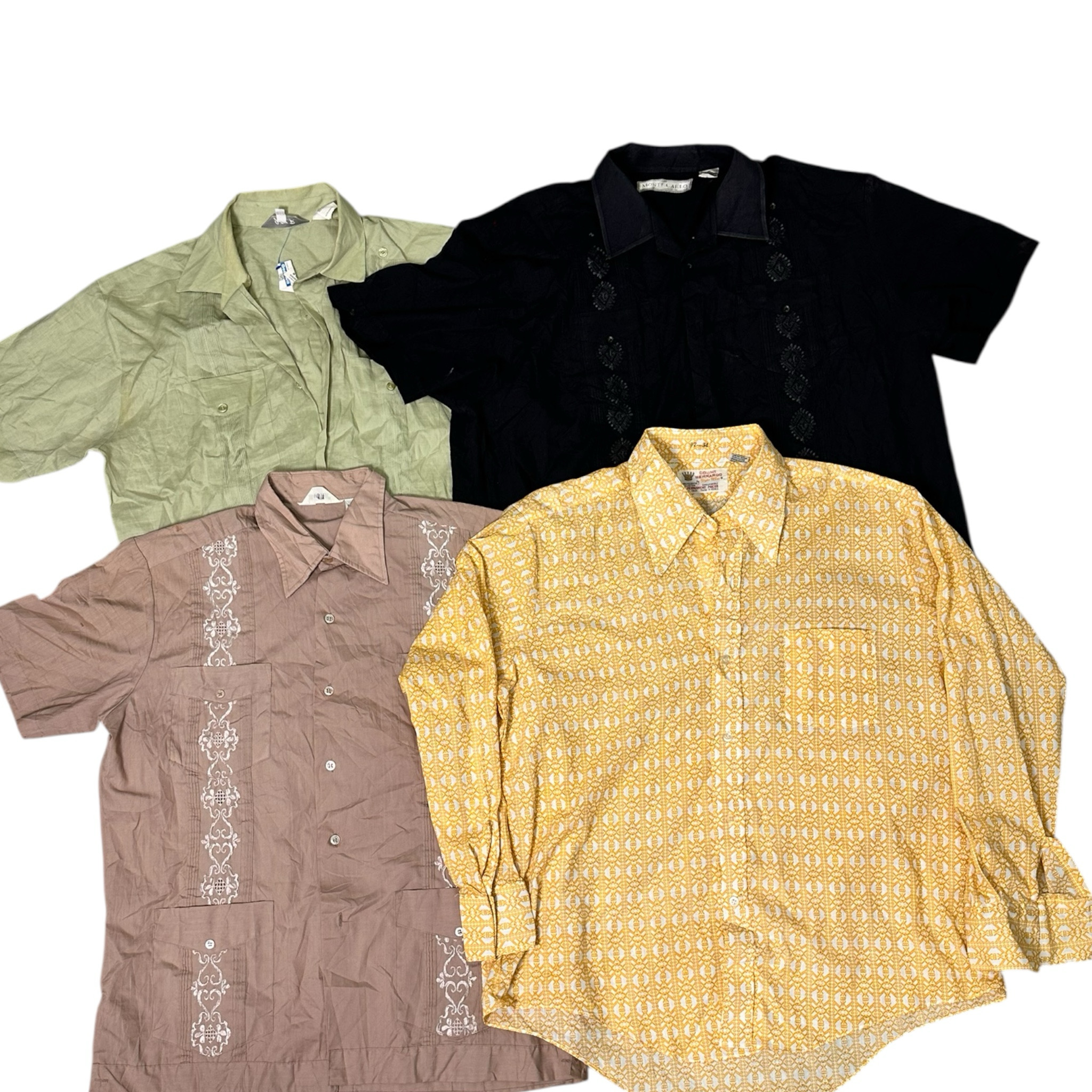 Vintage 4-Taschen-Shirt exaktes Bündel x 15