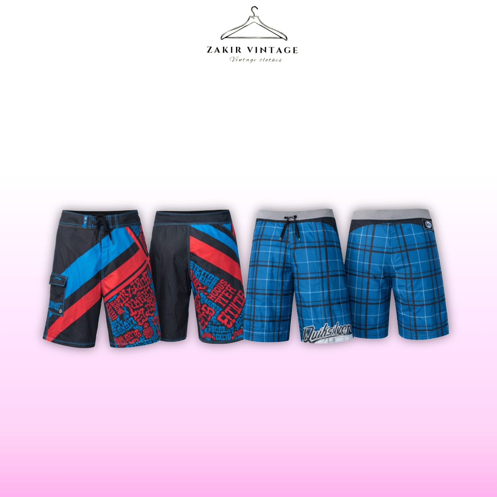 Surf Vintage shorts Ft Quick Silver