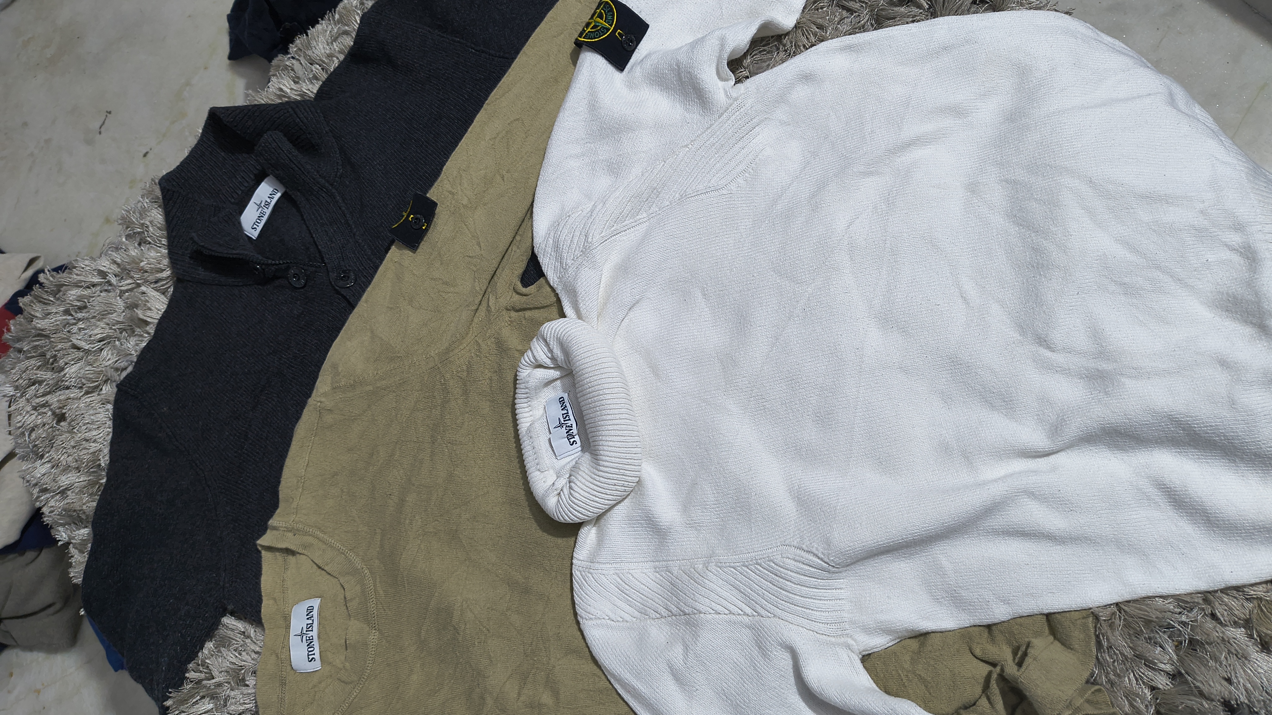Stone Island mix sweater