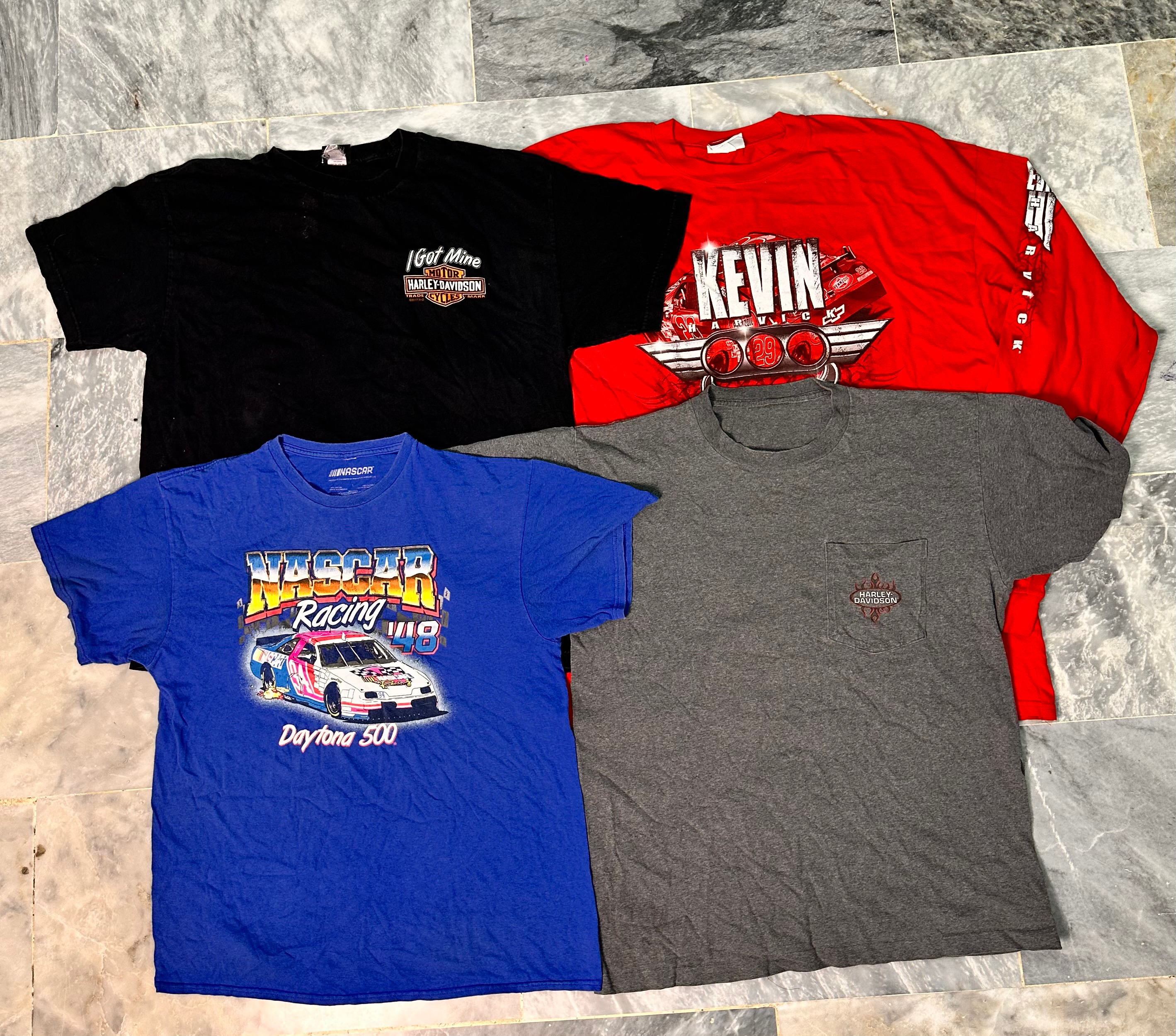Harley & Nascar T-Shirt exact bundle