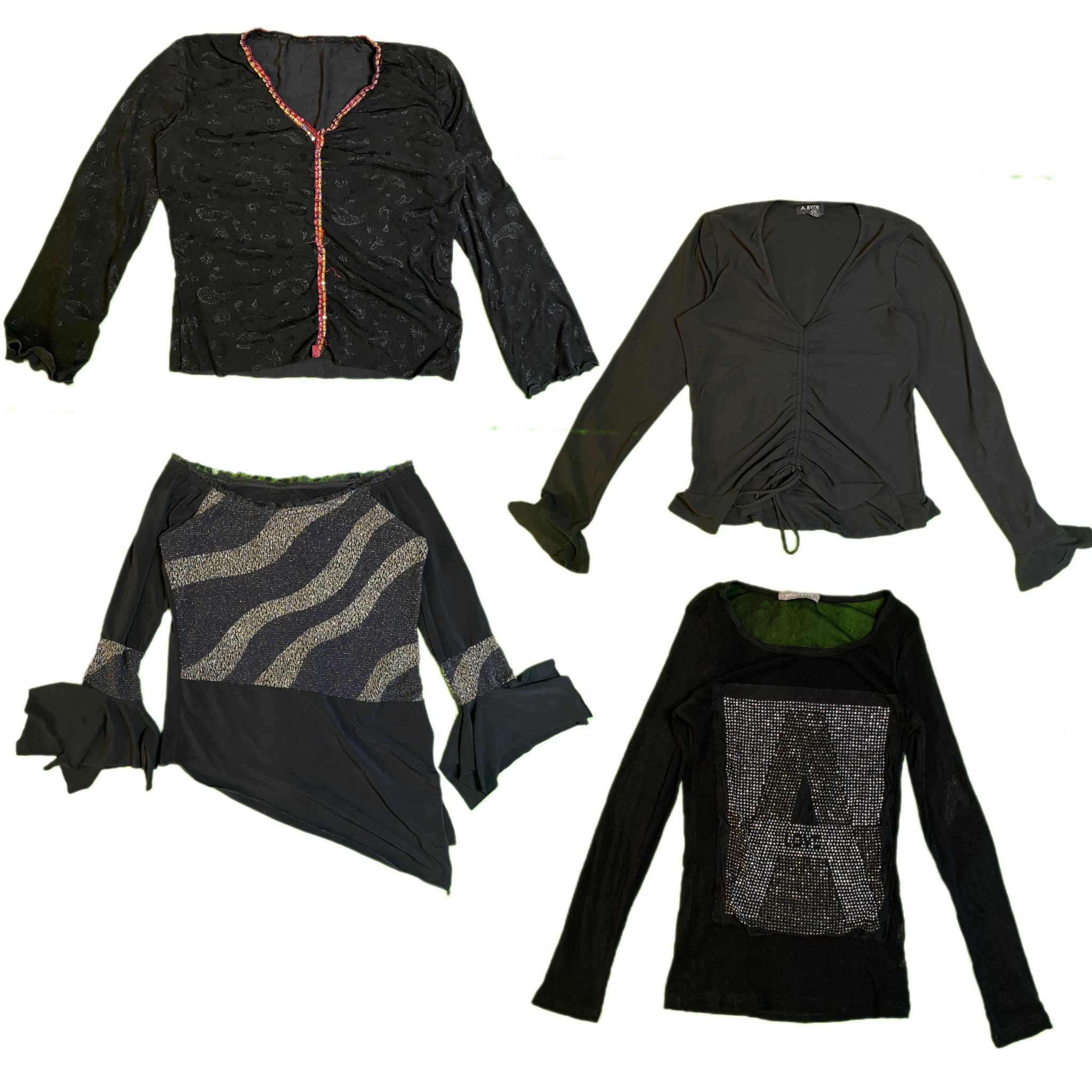 Y2k Gothic Vibe Long Sleeve Tops RW-2862
