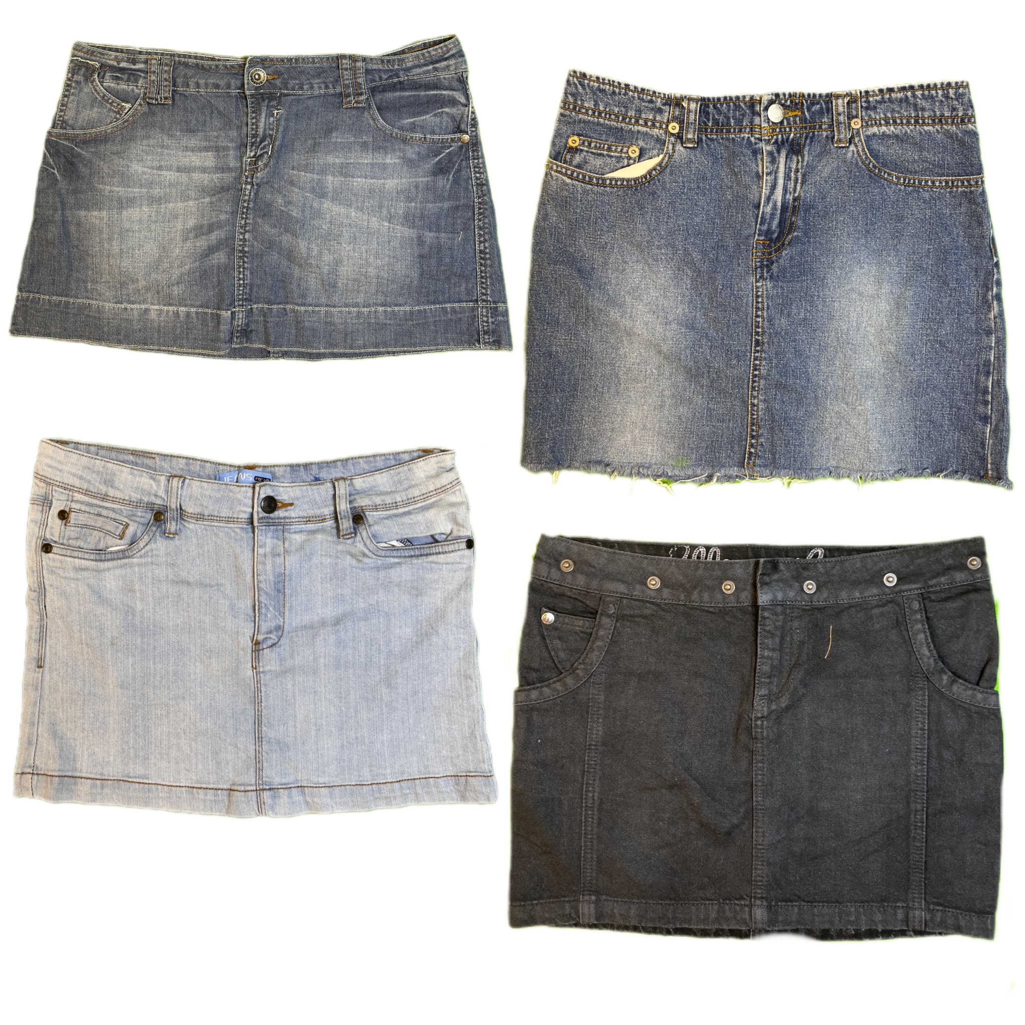 Y2K NYC IT Girl Denim Mini Skirts RE-2863
