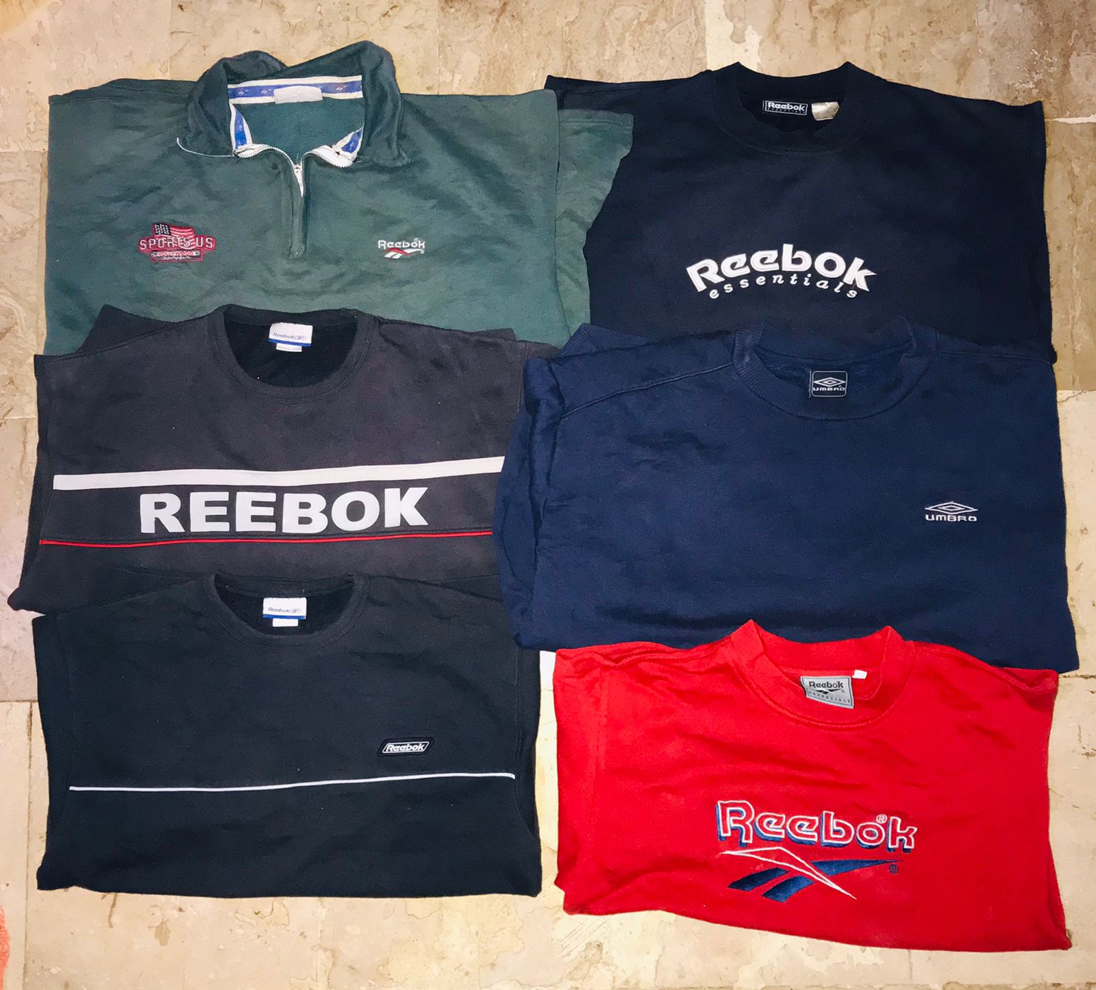 mix brand vintage sweatshirts bundle 5