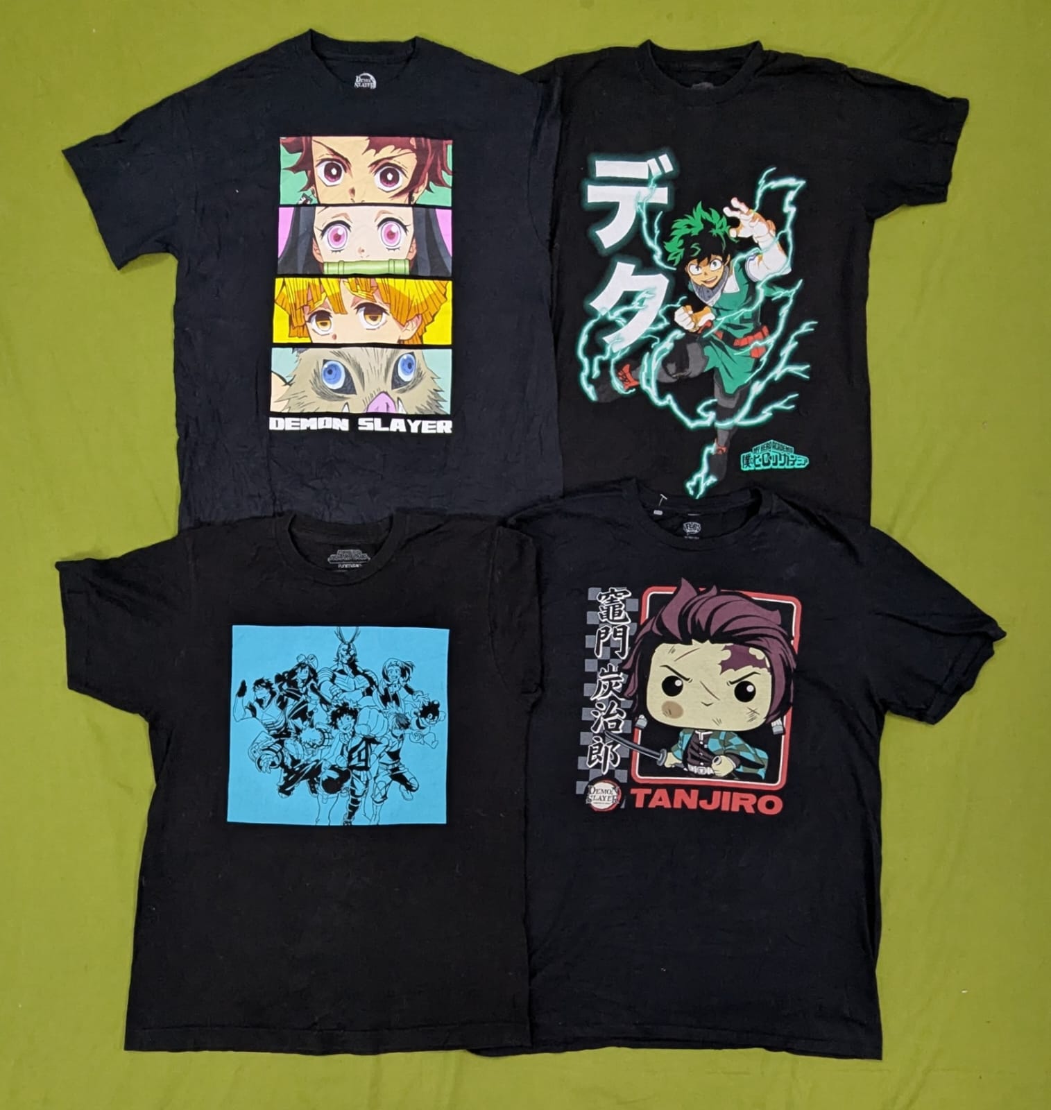 💥 RV2480 T-shirt dei cartoni giapponesi