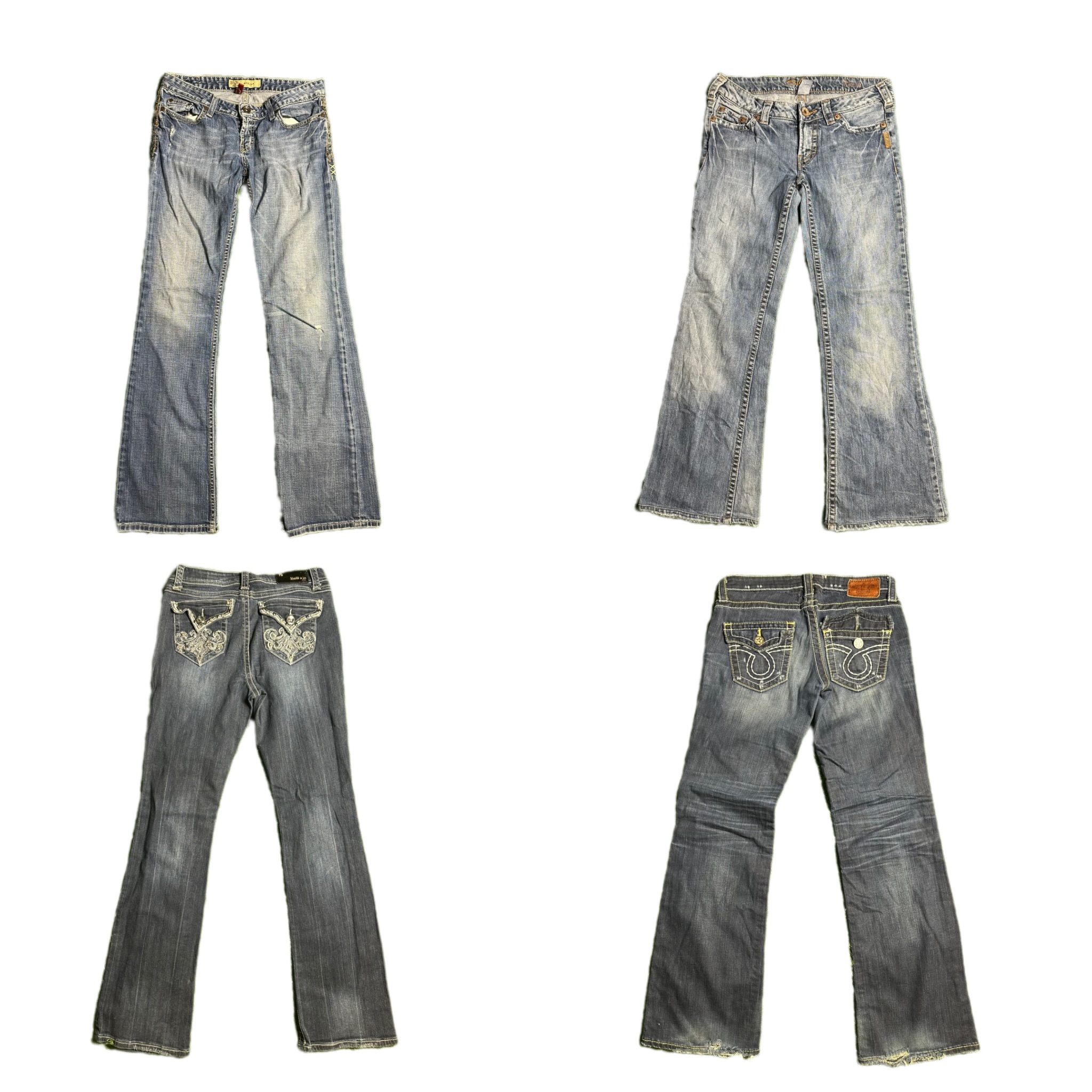 Y2K Unique Denim Jeans (TVL-351)