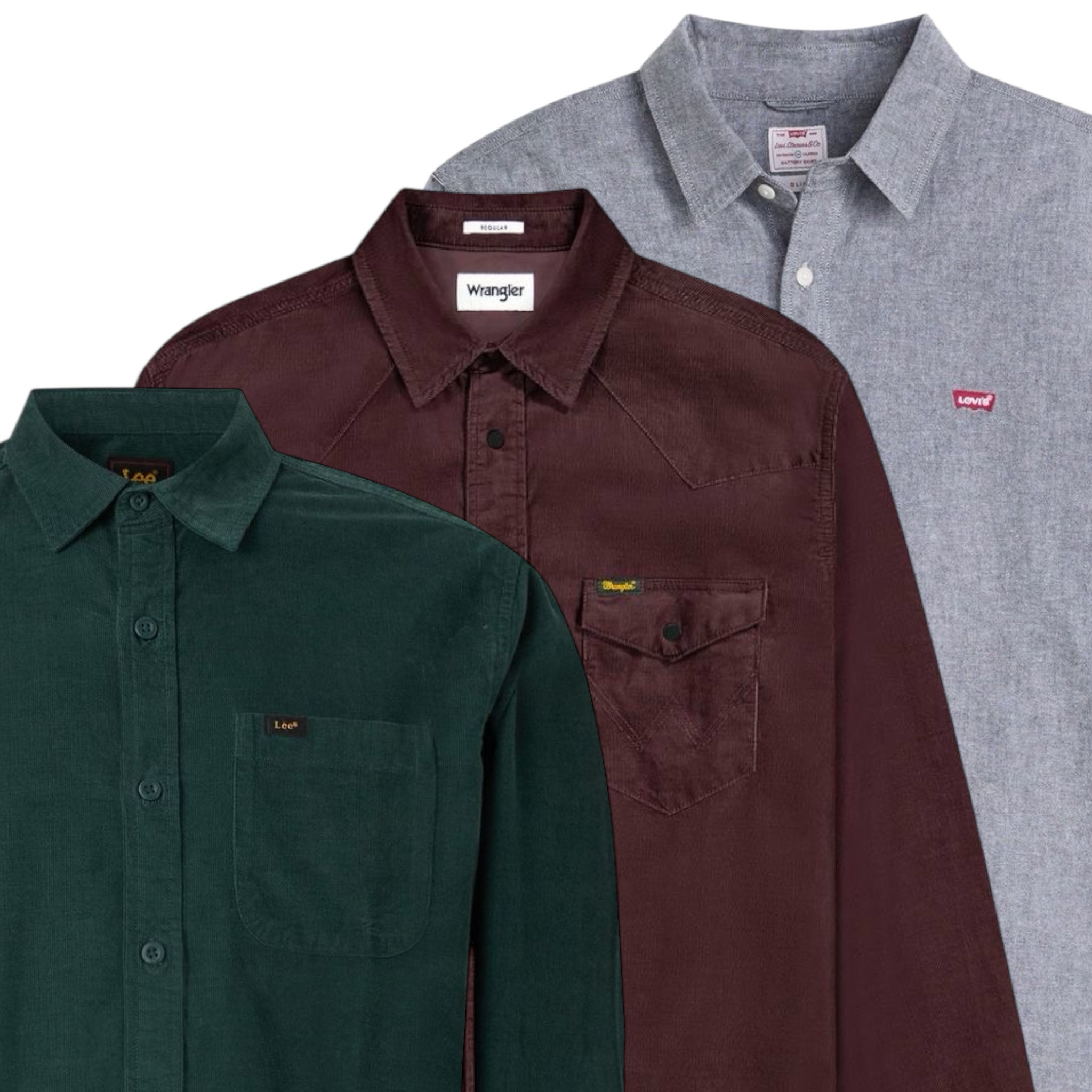 LLW Cotton Button Down Shirts | Lee . Wrangler . L..