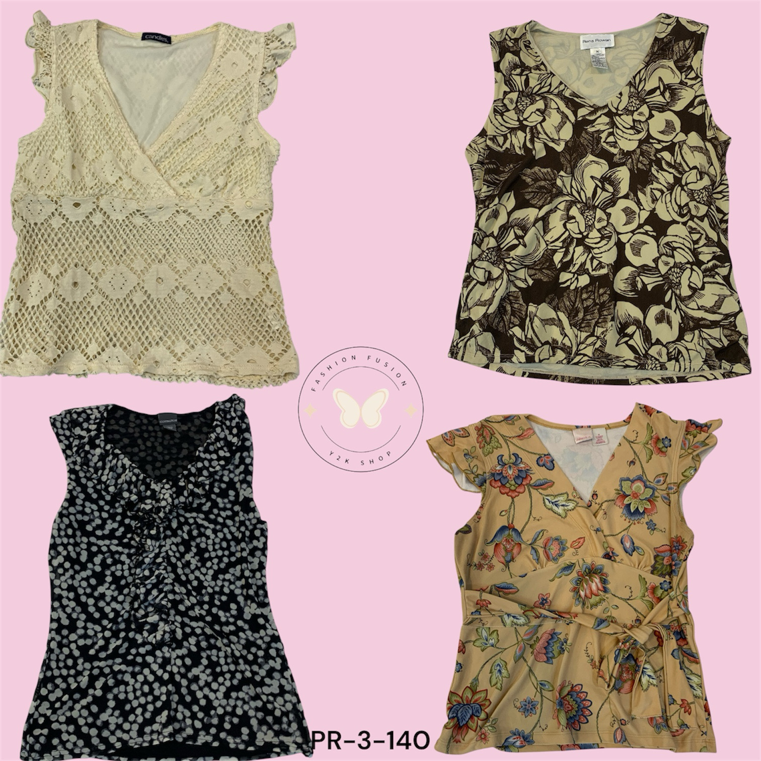 Women’s Printed Poly Blouse – Elegant Everyday Out..