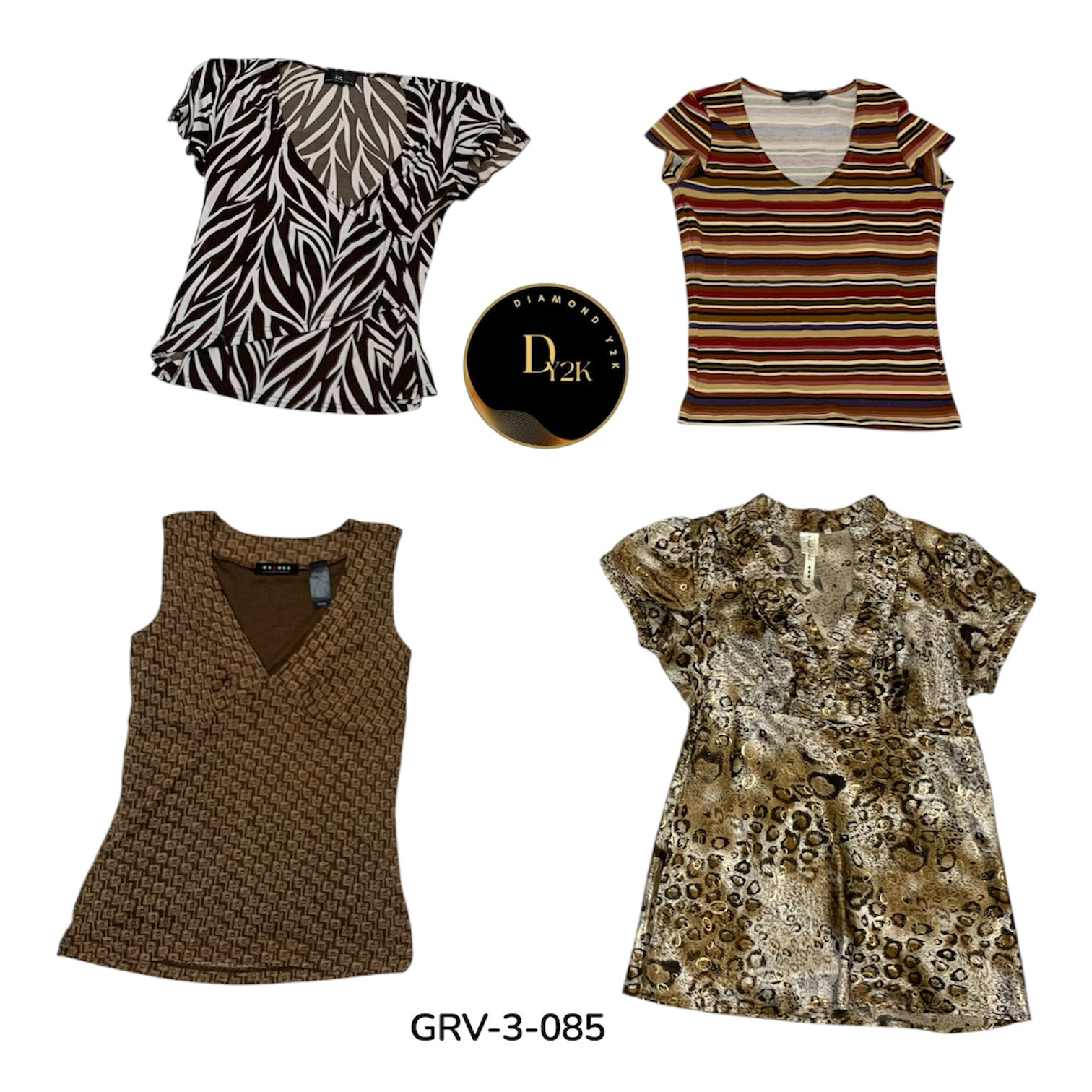 Authentic Y2K Short Sleeve Blouse Bundle – Curated..