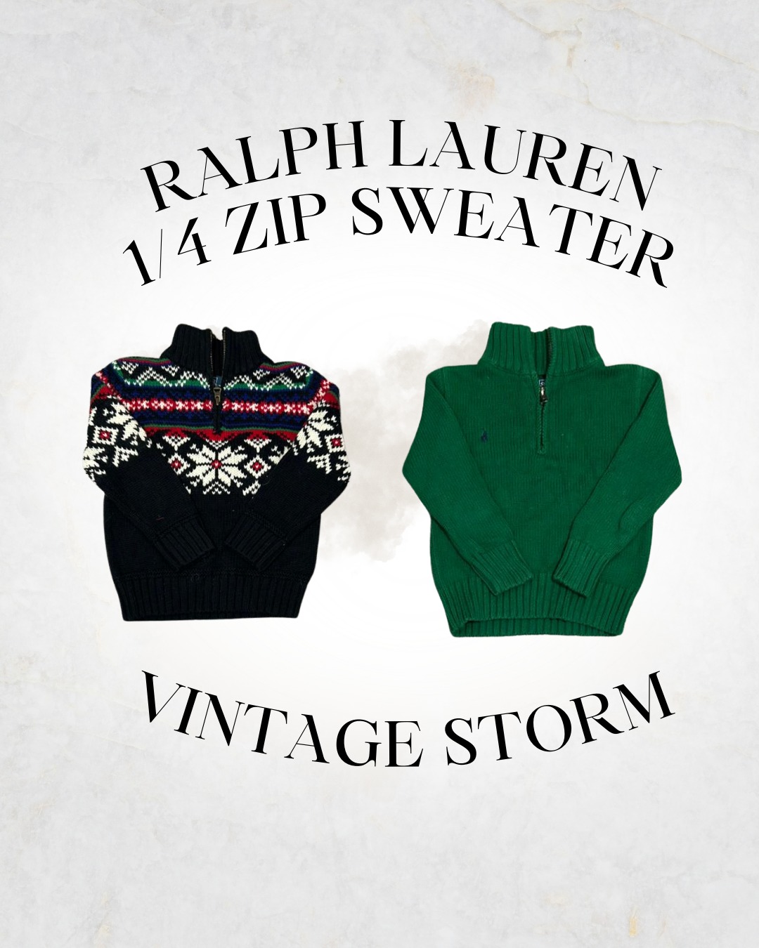 Ralph Lauren Pulls 1/4 Zip - Enfants et Adolescent..