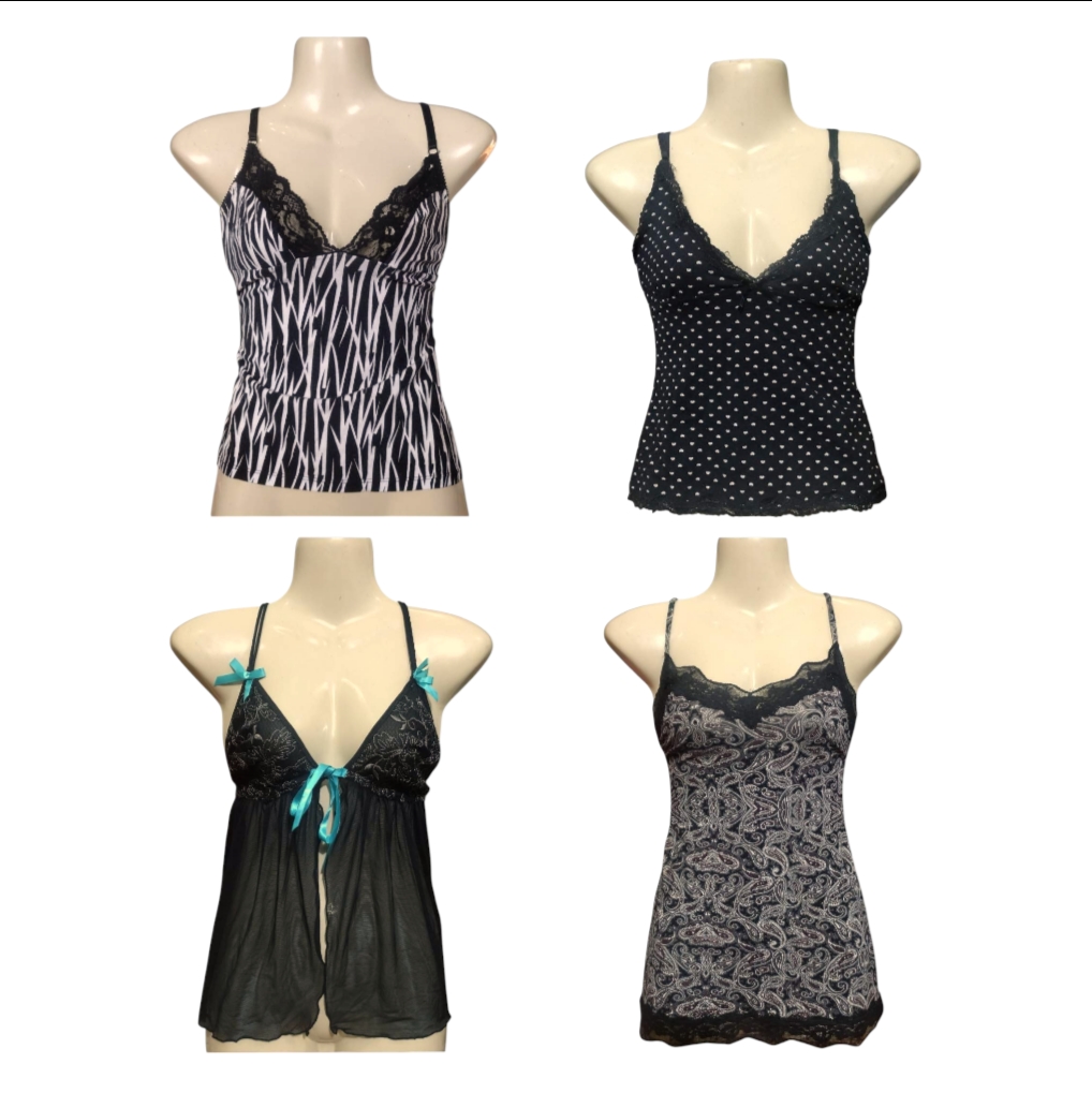 Smokey Black Camis