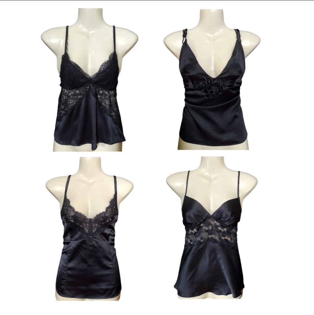 Black Silk Camisole
