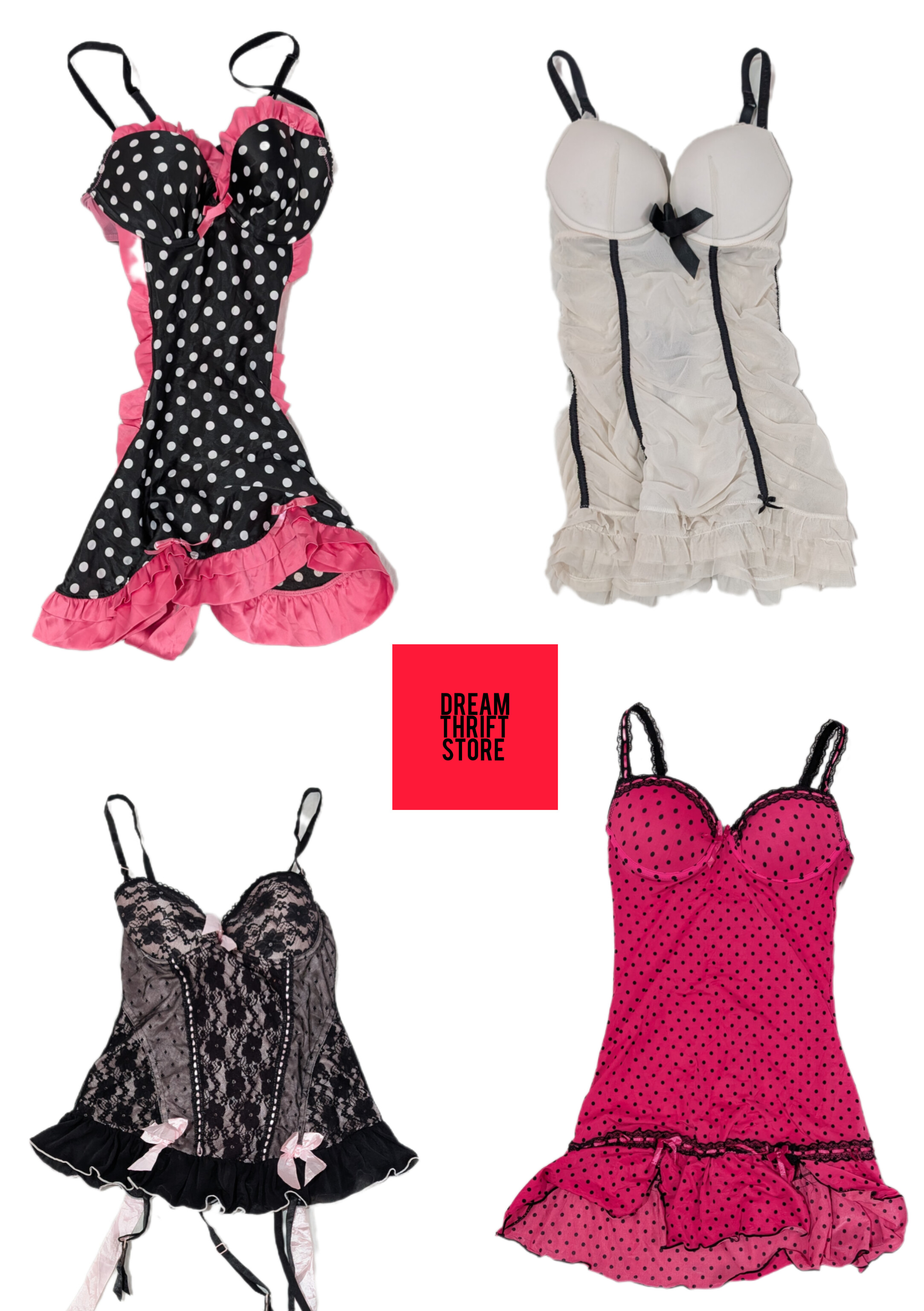 DESSUS DE BABY DOLL DESIGNER DONNANT UNE SUPERBE V..