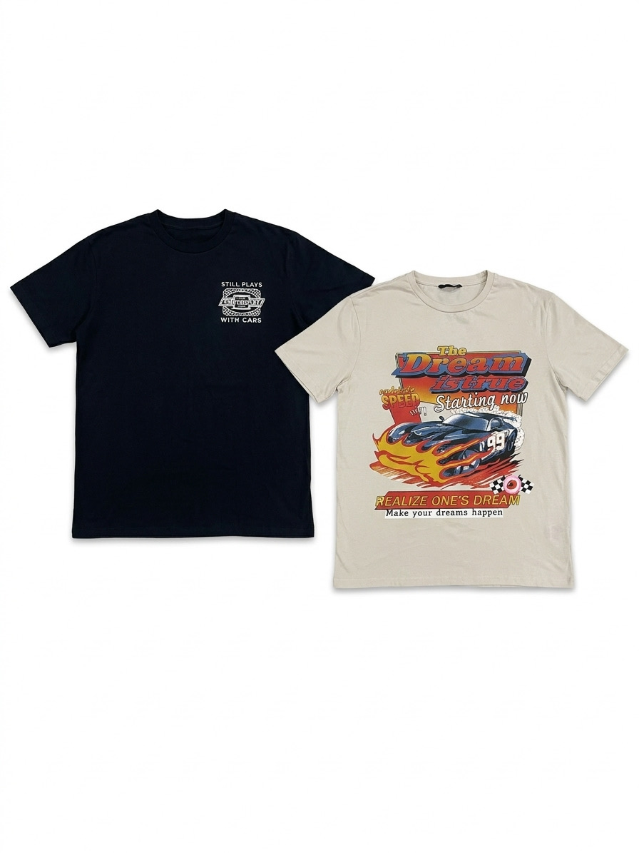 (FV-963) Nascar Printed T-Shirt
