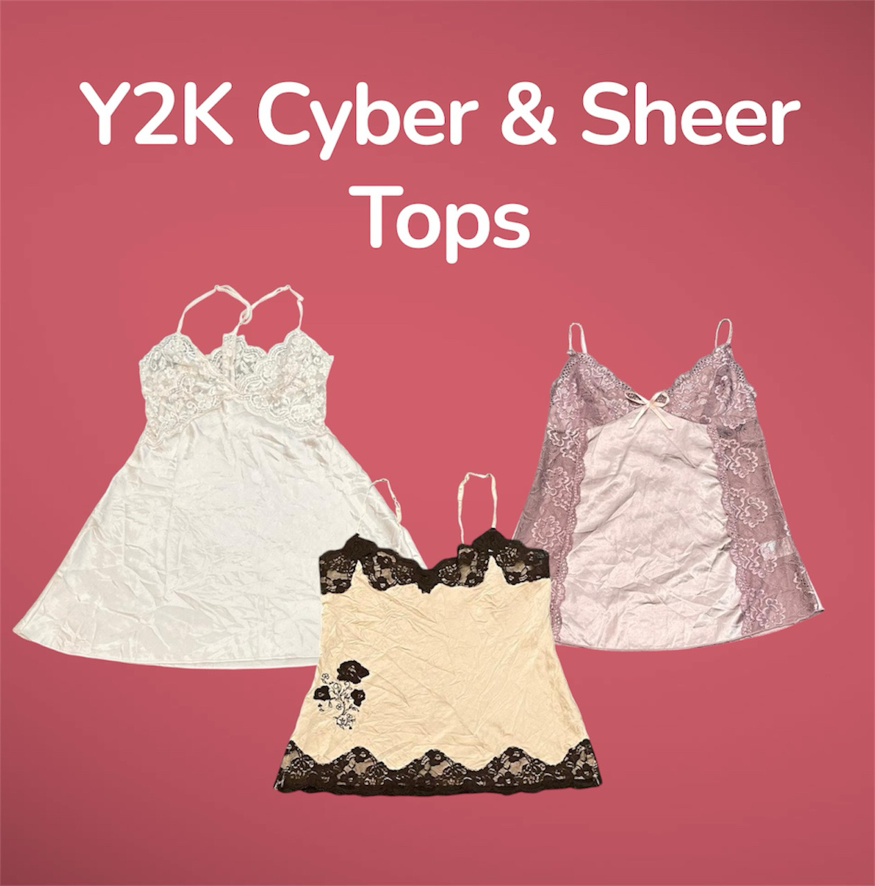 Y2K Cyber & Sheer Tops - (15/03)