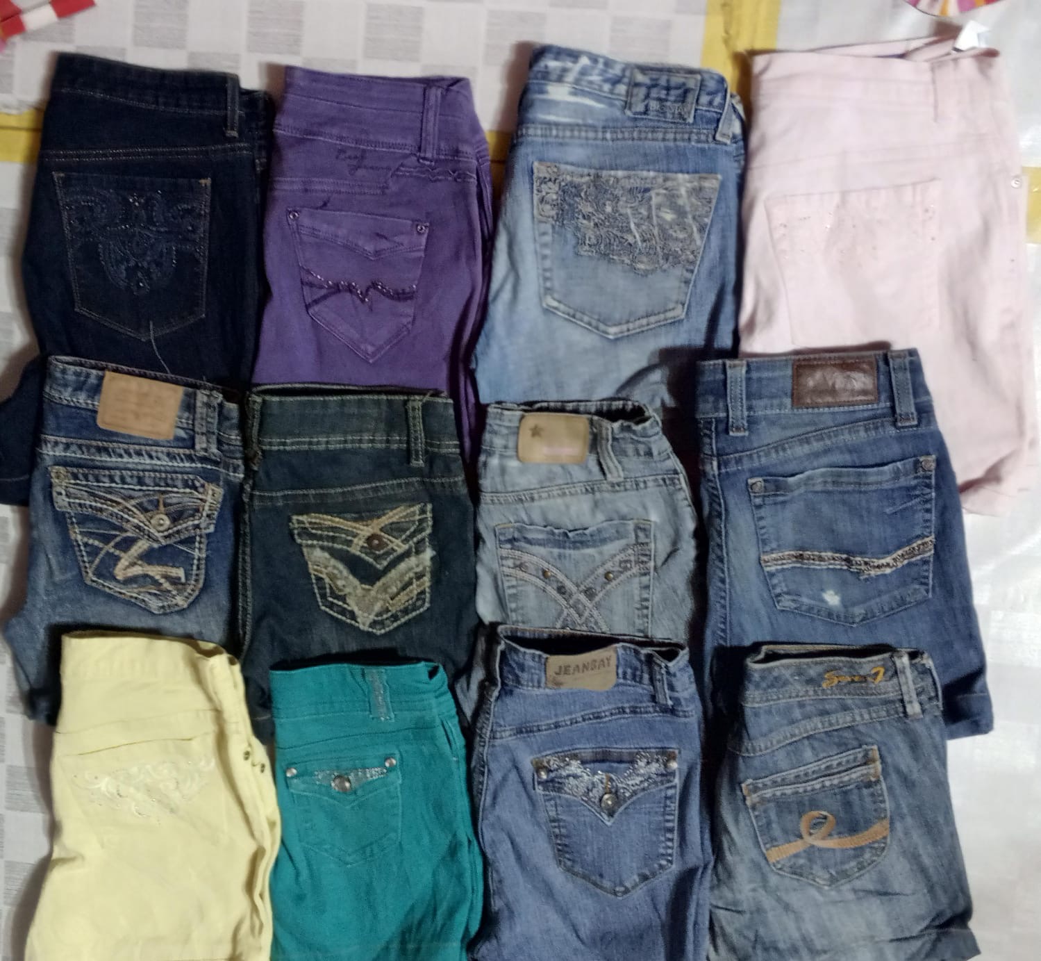 SEVEN 7 AND OTHER MIX BRANDS MINI SHORTS (ID 1193)