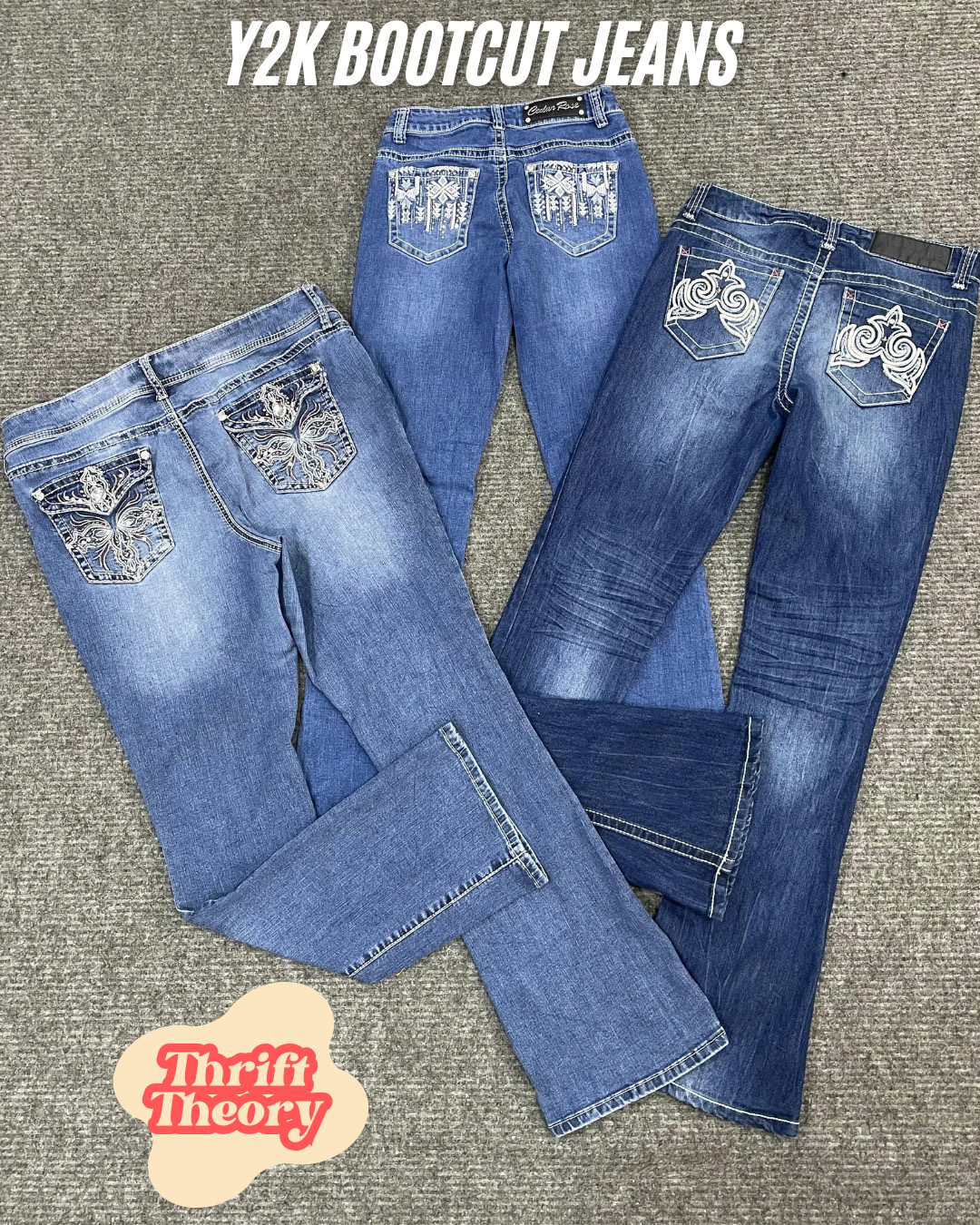 Y2K Bootcut Jeans - (15/03)