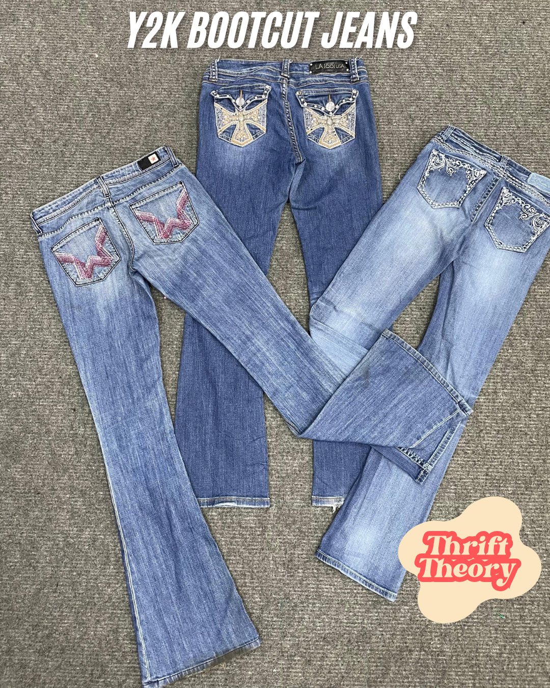 Y2K Bootcut Jeans - (15/03)