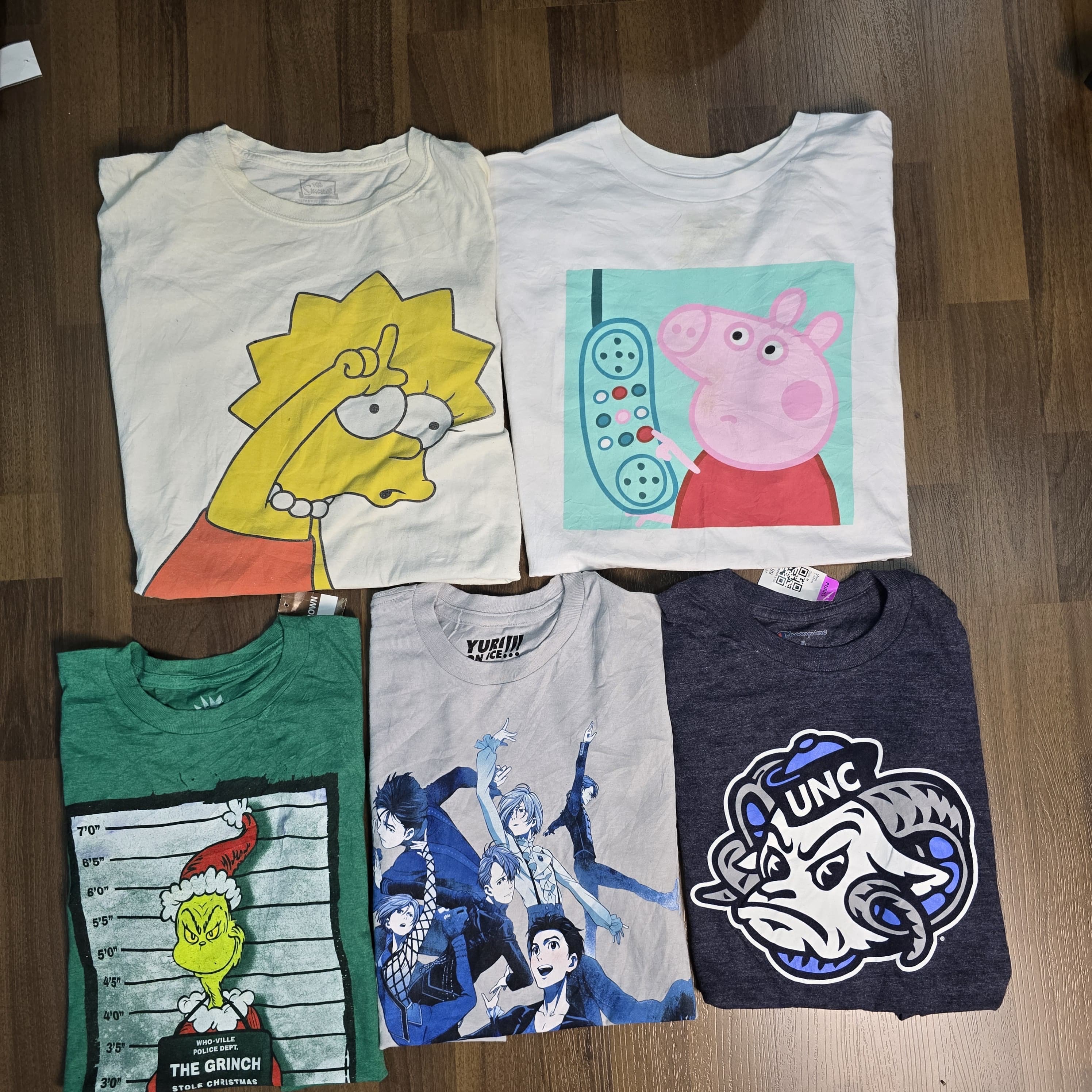 AVG-0343 Cartoon Printed at-Shirts