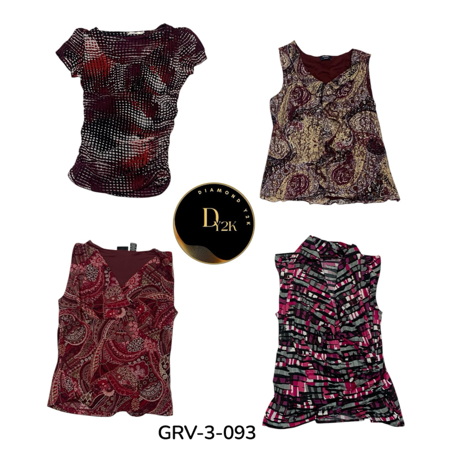 Y2K Vintage Short Sleeve Blouse – Casual Chic Top ..