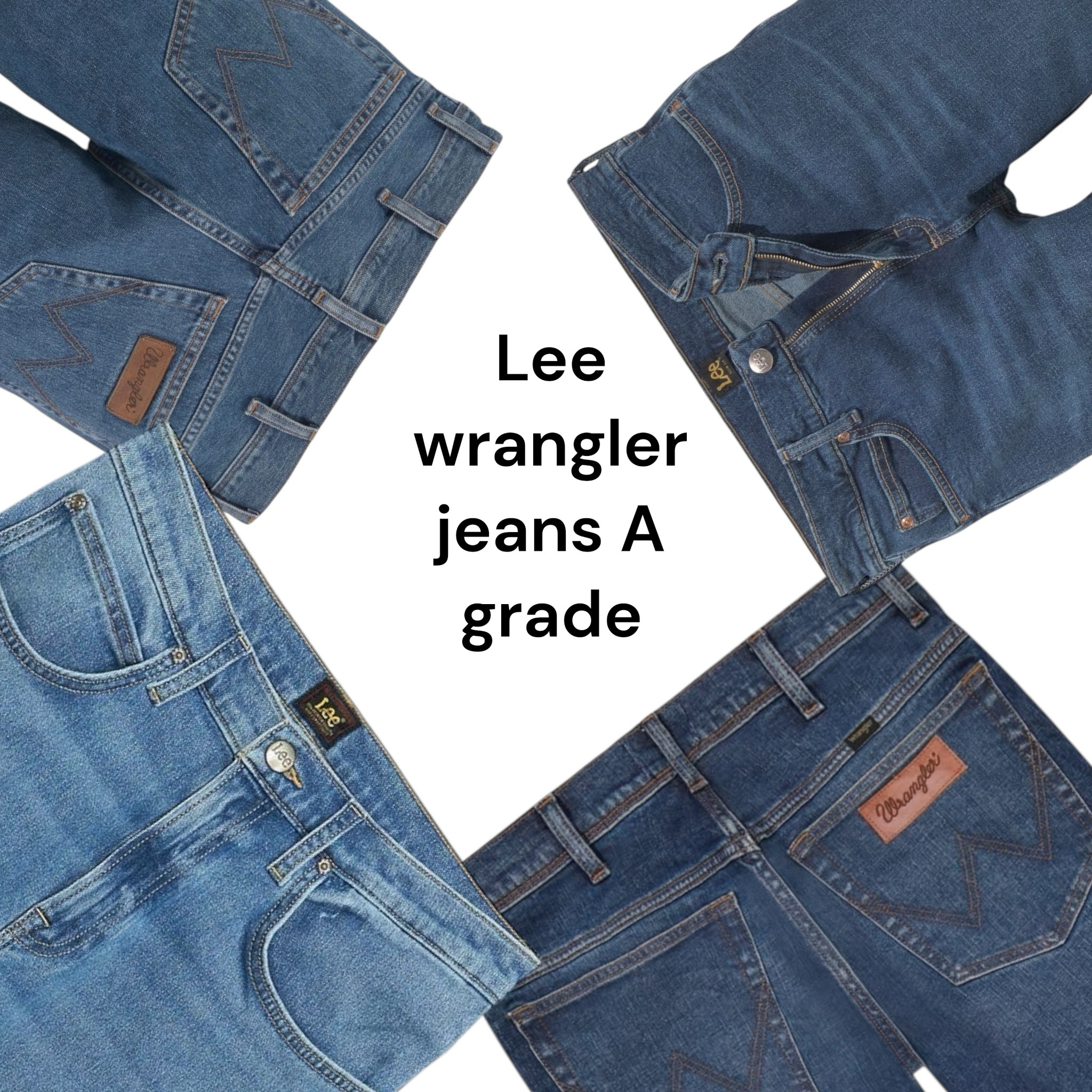 Lee & Wrangler A grade Jeans  x 50 pieces