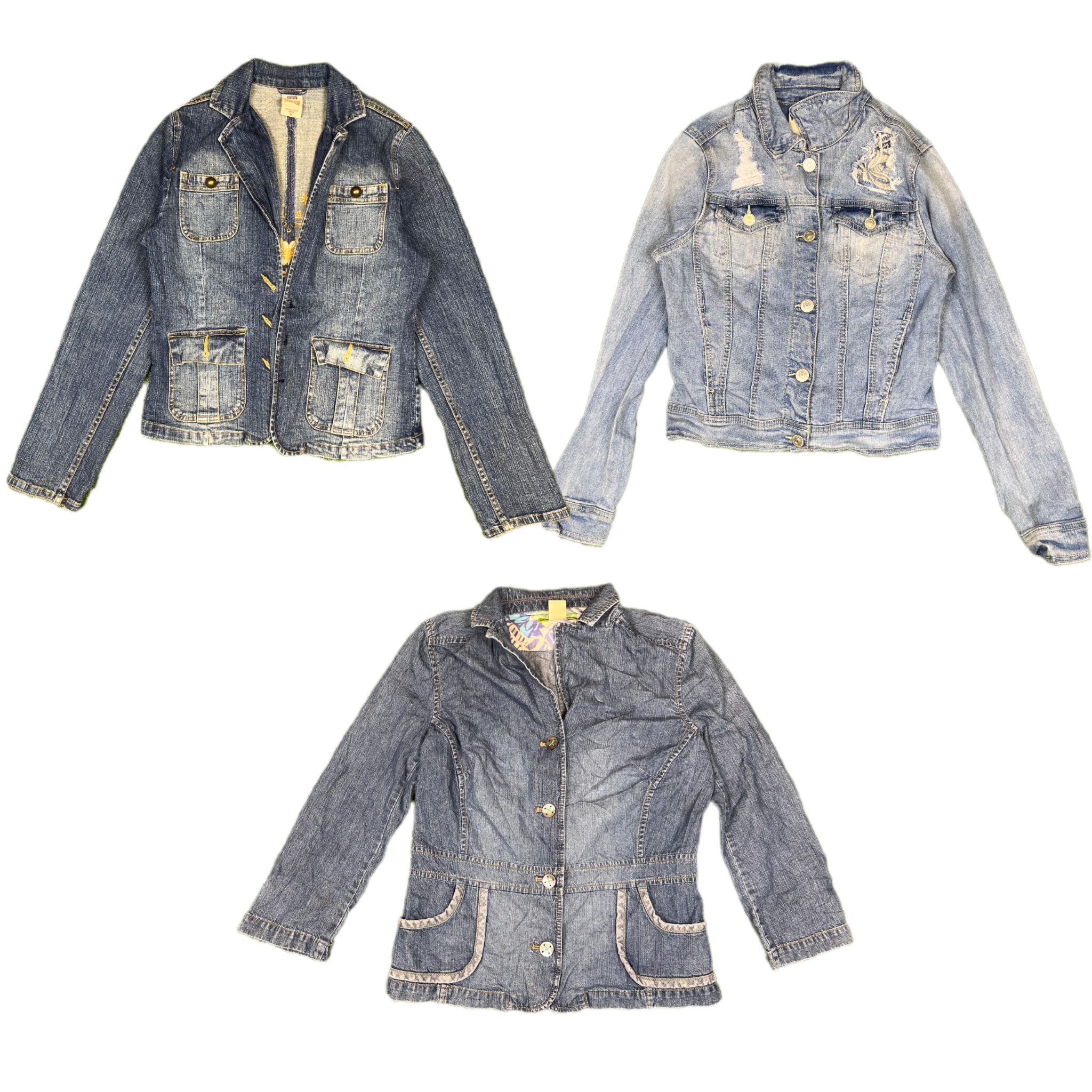 Y2K NYC IT Girl Denim Jackets RE-2866