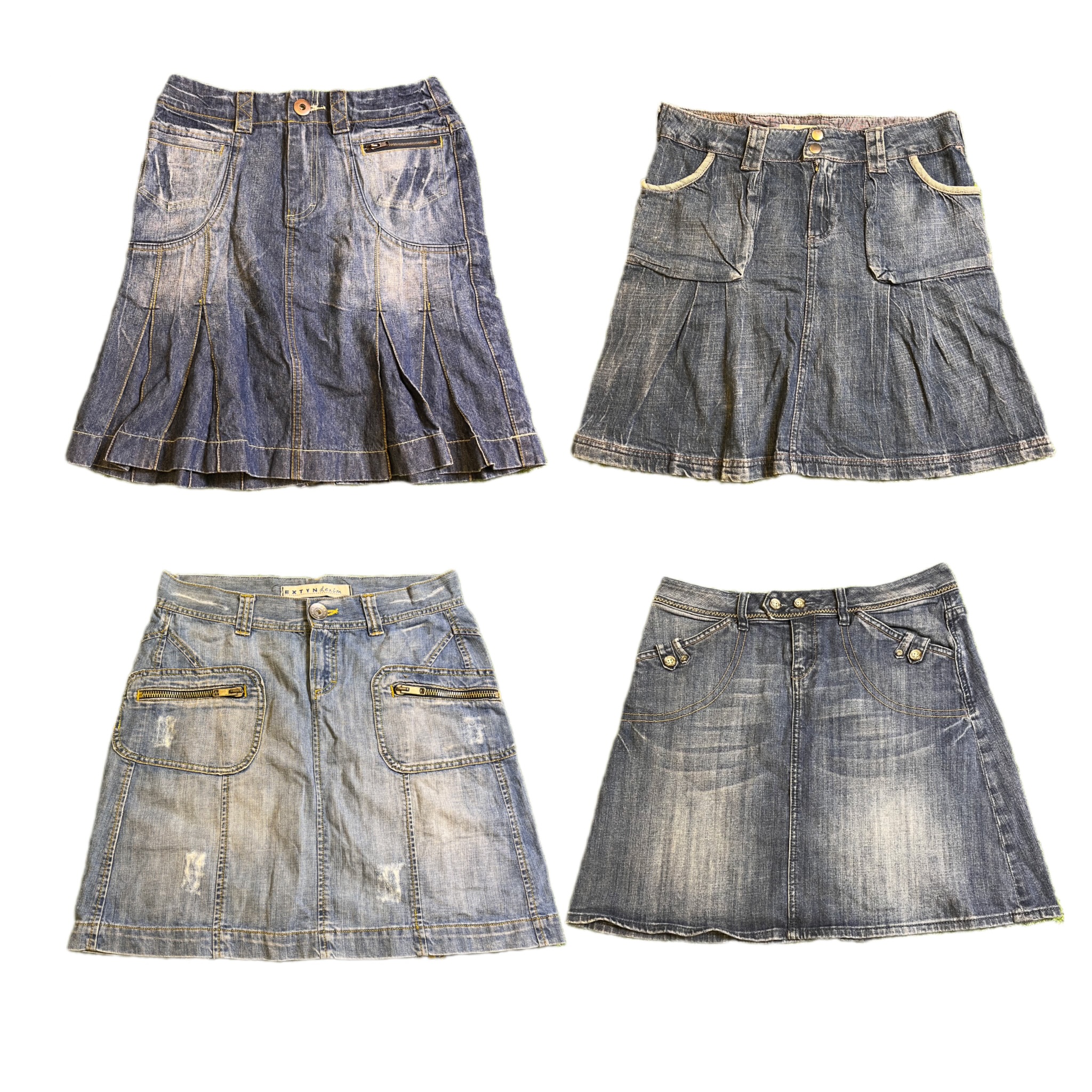 Y2K IT Girl Denim Mini Skirts RE-2872