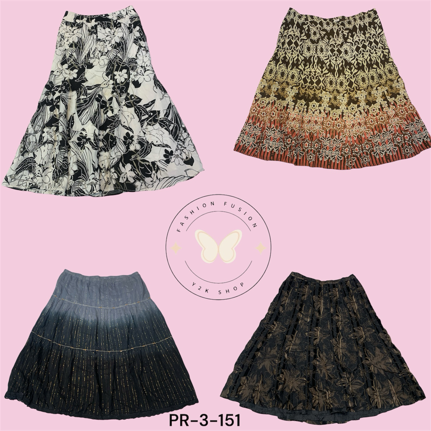 Floral Printed Cotton Skirt – Comfortable Everyday..