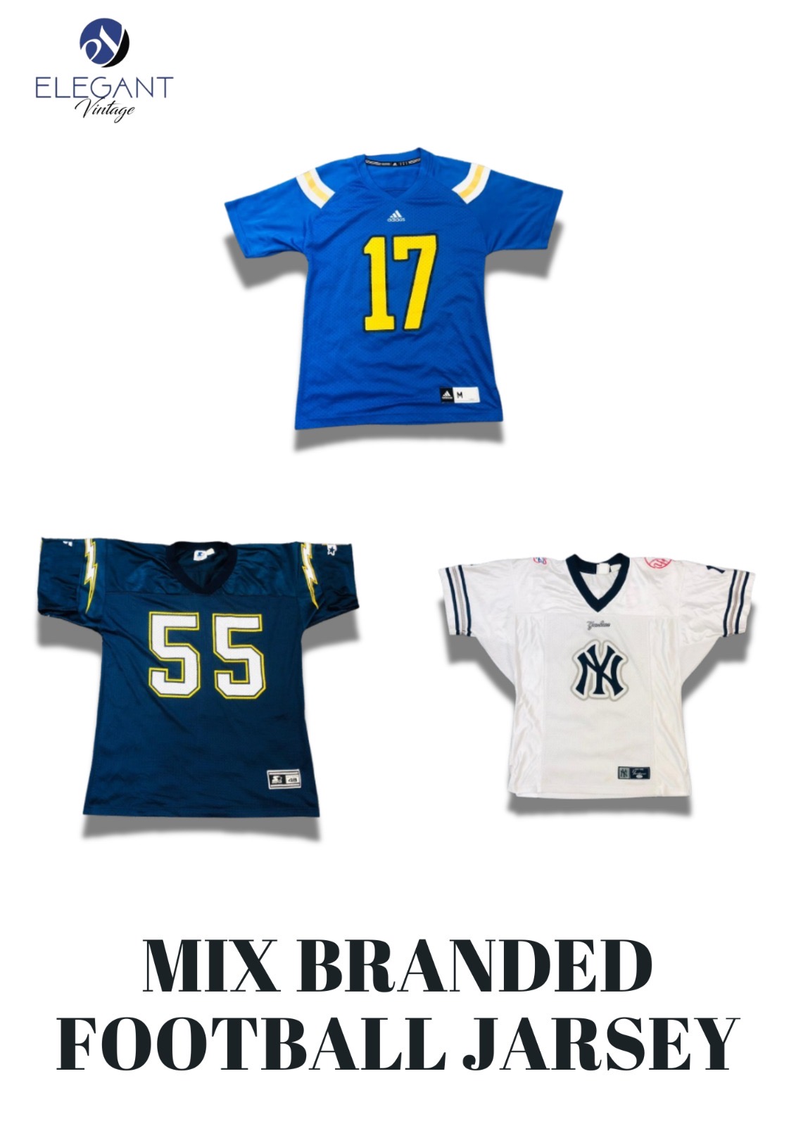 Mix Branded Football Jerseys - EVM1093