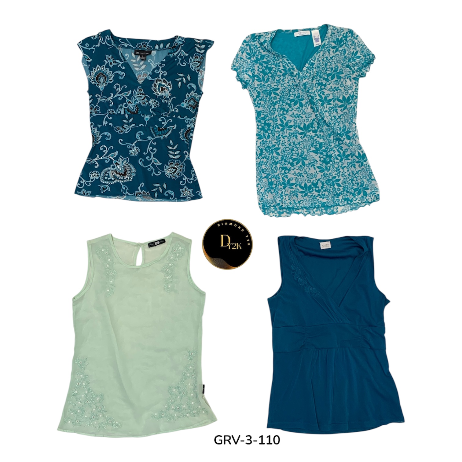 Vintage-Inspired Short Sleeve Blouse – Retro Fashi..