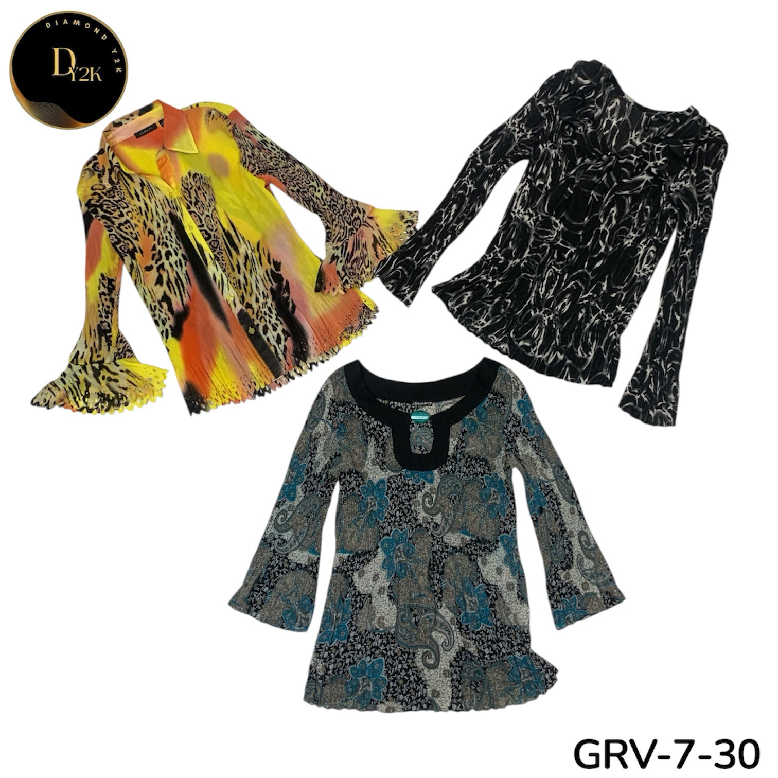Y2K Italian Vintage Top (GRV-1-145) | Vintage Wholesale
