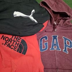 Les sweat-shirts The North Face / GAP / Puma