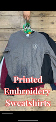 Printed Embroidery Sweatshirts