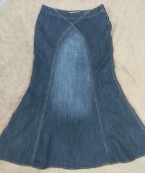 CR1955 Y2K Denim Long Skirt - 8 Pcs