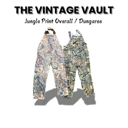 Jungle Print Dungaree / Overall -10