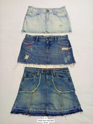 Denim Micro Mini Skirts