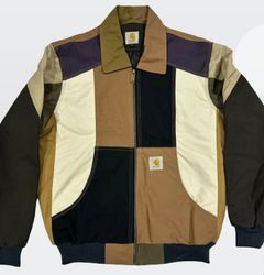 Veste multi-col de style Carhartt relookée