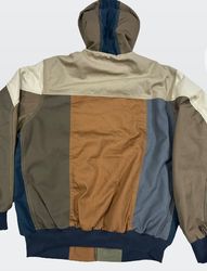 Carhartt Rework-Stil Patchwork-Hoodies