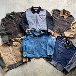 Rework-Stil Carhartt Doppel-Farbjacken 20 Stück