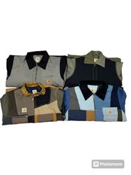 Carhartt Rework Style Patchwork Detroits