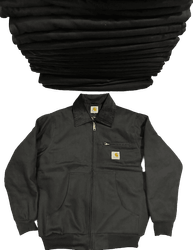 Veste à col noir de style Carhartt Rework