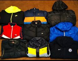 Nike and Adidas Puffer Jackets 25 pcs