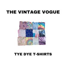 VINTAGE TYE DYE T-SHIRTS - 25 PIECES