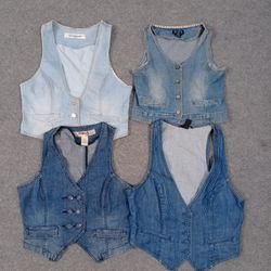 #178 Gilets en denim pour femmes Y2K -18