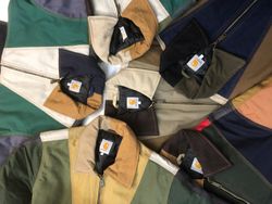 Vintage Carhartt Reworked Patchwork Detroit Jacken..