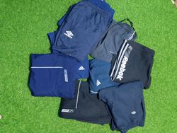 Nike and adidas track pants