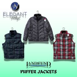 Lands' End Puffer Jackets - 32 pieces