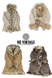 HD238 Ladies Y2K Premium Afghan Coats - 17 pcs