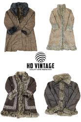 HD240 Ladies Y2K Premium Afghan Coats - 18 pcs