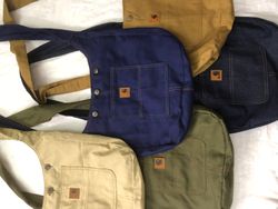 Vintage Carhartt Rework Stil Arbeitskleidung Tasch..